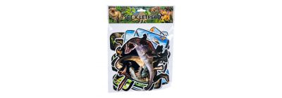 Letrero 'Feliz Cumpleaños' dinosaurios 