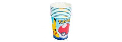 Vasos Pokémon 250ml 8und