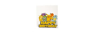 Topper Pokémon Happy Birthday