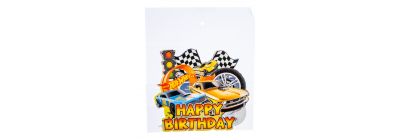 Topper Hot Wheels cumpleaños