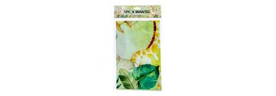 Mantel estampado animales