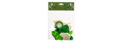 Globos fútbol multicolor