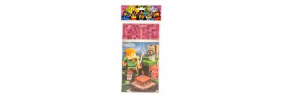Bolsa Minecraft papel multicolor