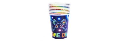 Vaso estampado game on 8und multicolor