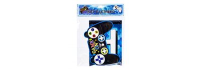 Letrero estampado happy birthday control multicolor