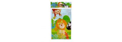 Mantel estampado animales de la selva multicolor