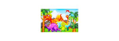 Fondo tela estampado multicolor