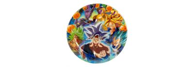 Platos Dragon Ball cartón