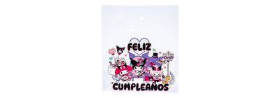 Topper cartón diseño Kuromi Melody