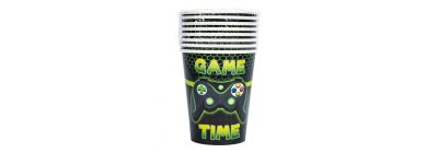 Vaso estampado game time 8und