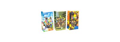 Bolsa estampado 8und multicolor