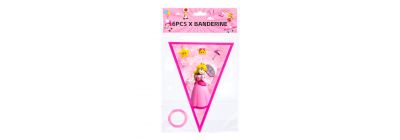 Banderines Princesa Peach multicolor