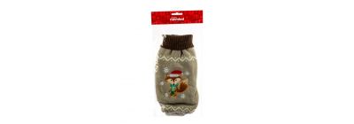Abrigo navideño afelpado L