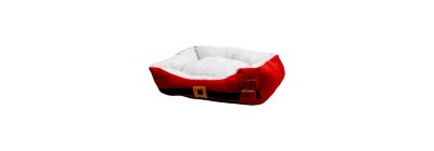 Cama navideña para mascotas