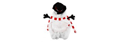 Traje mascota muñeco nieve