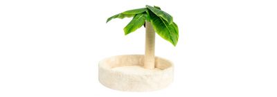 Rascador para mascota con accesorios