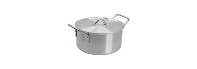 Olla aluminio lisa 22 cm