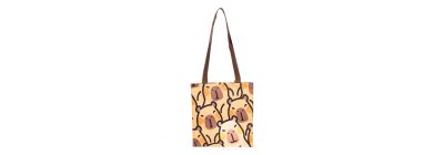 Bolso capibaras caritas tela