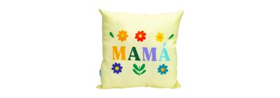 Almohada mamá amarilla