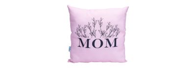 Almohada rosada mamá polyester