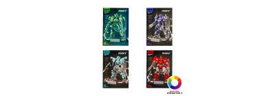 Bloques armables robot plástico