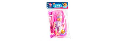 Muñeca bebé con accesorios