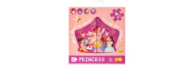 Rompecabezas princesa multicolor