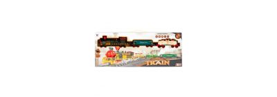 Pista tren con sonido y luz