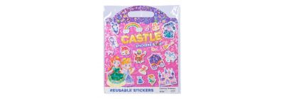 Libro con stickers castillo