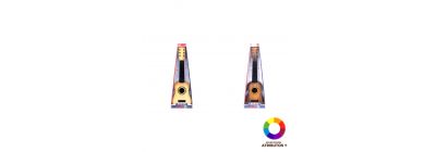 Guitarra plástica estampada