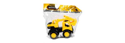 Excavadora plástico amarillo-negro
