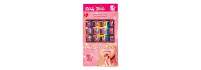 Uñas estampadas unicornio arcoíris