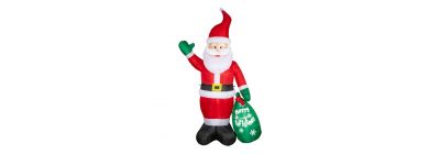 Inflable navideño Santa