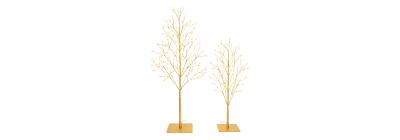 Árbol navideño con luces cálidas