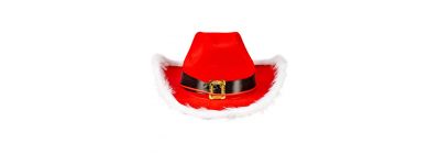 Sombrero Santa vaquero afelpado