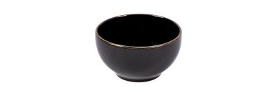 Bowl cerámica negro y bronce