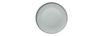 Plato cerámica gris 105 pulg