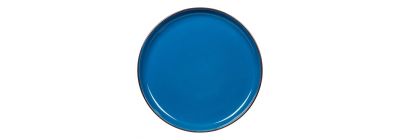 Plato borde azul+marrón 105 pulg