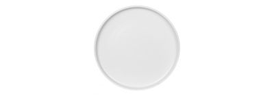 Plato relieve blanco 105 pulg