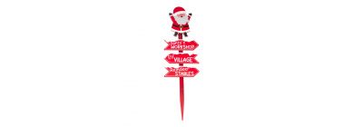 Estaca navideña Santa Claus