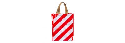 Bolsa navideña franjas