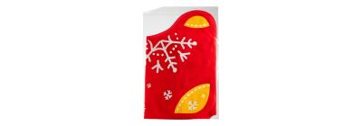 Bolsa bota copos nieve roja