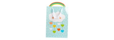 Bolsa de regalo nubes corazones
