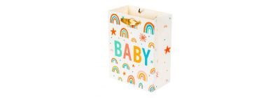 Bolsa de regalo bebé y arcoíris