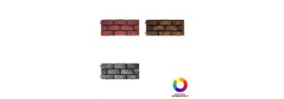 Estaca plástica ladrillo decorativa