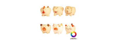 Maceta cerámica figura animal