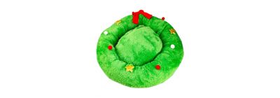 Cama navideña mascota verde