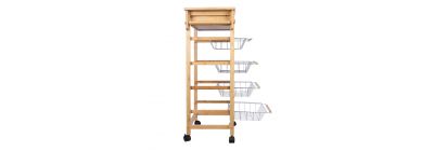 Mueble bambú organizador