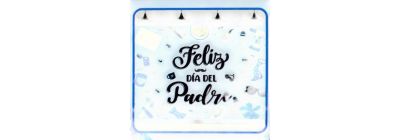 Fondo tela estampado feliz dia del padre 150x100cm multicolor