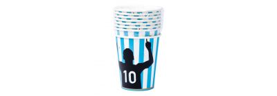 Vaso cartón Messi 8und